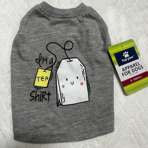 Top Paw Dog Tee, size XS (extra small) female, male dog. I’m a tea shirt.
